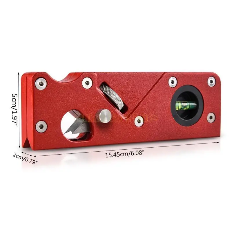 57qf 1pcs Новый Hot Hot 45 -градусный ручный ручный фрагмент и обрезка ， черный и красный