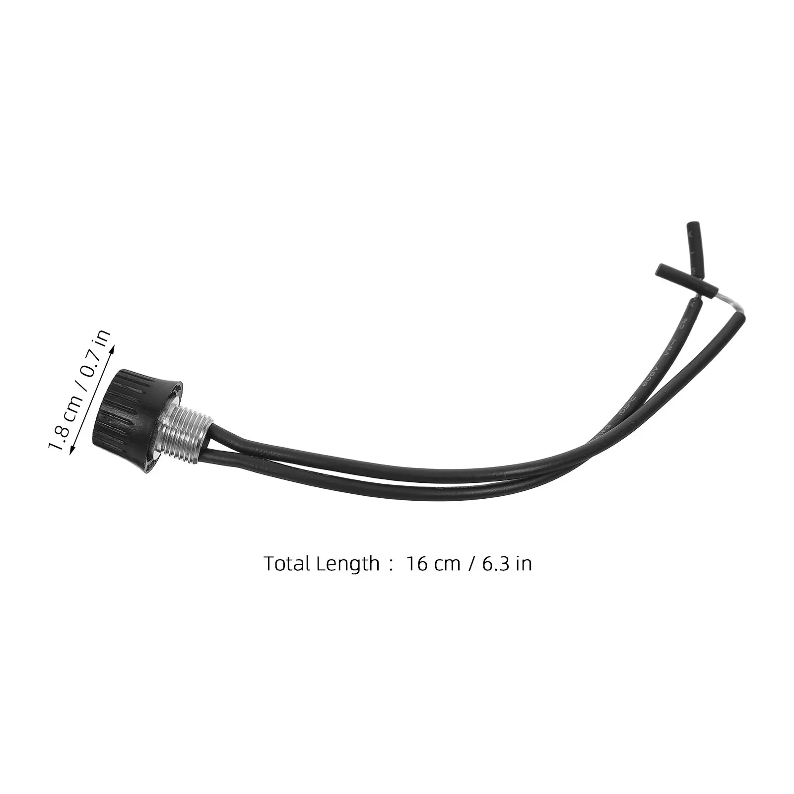 3Pcs Black Metal Rotary Switch 125-250V 3A Canopy Light on Off Switch for Lamp Fan DIY Lighting Accessories Ceiling Fan Switches