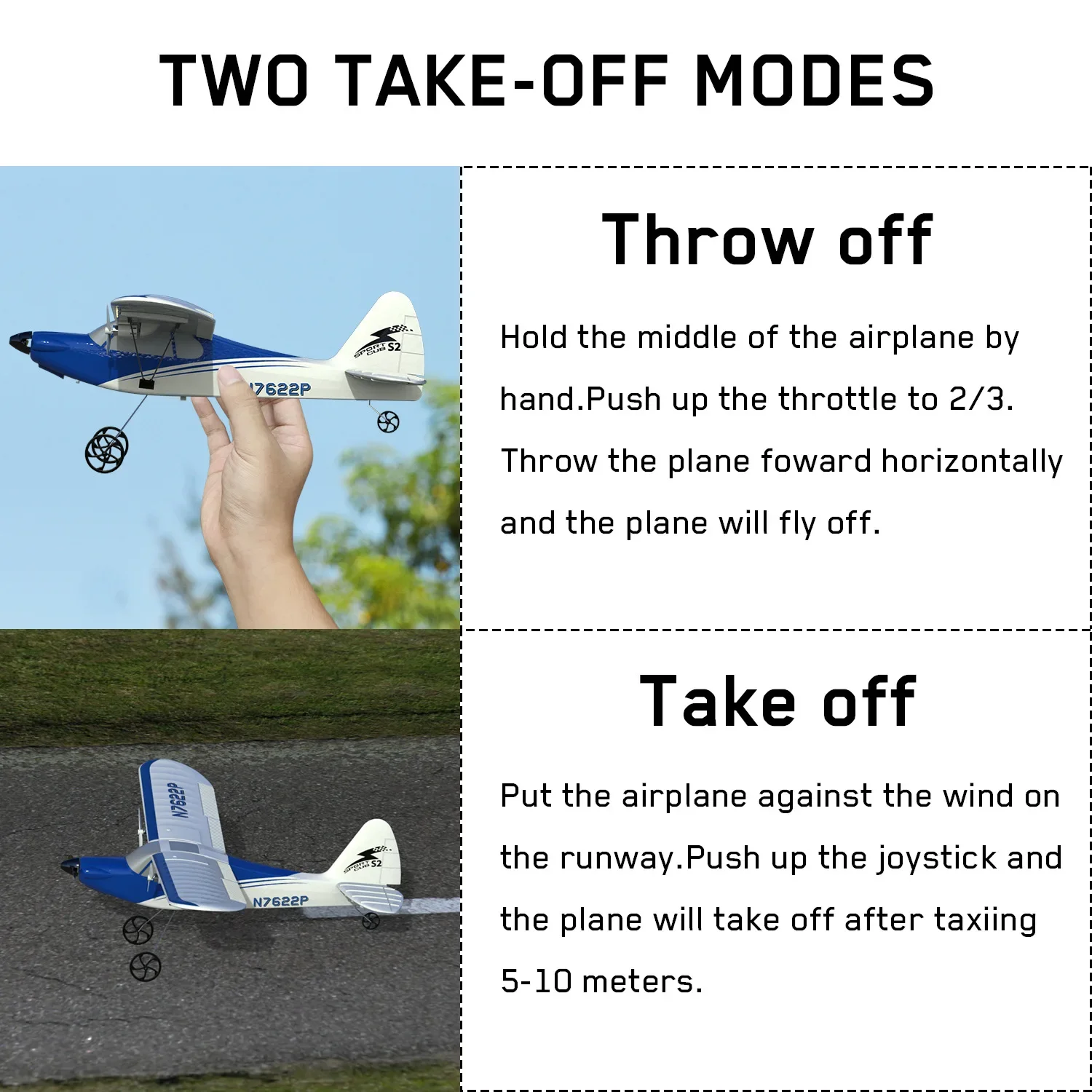 EPP Foam 2.4G Fixed Wing RC Glider Airplane Flying Aircraft With 3 battery Fall-Resistant Dual Motor Self-Stabilizing Plane Toys