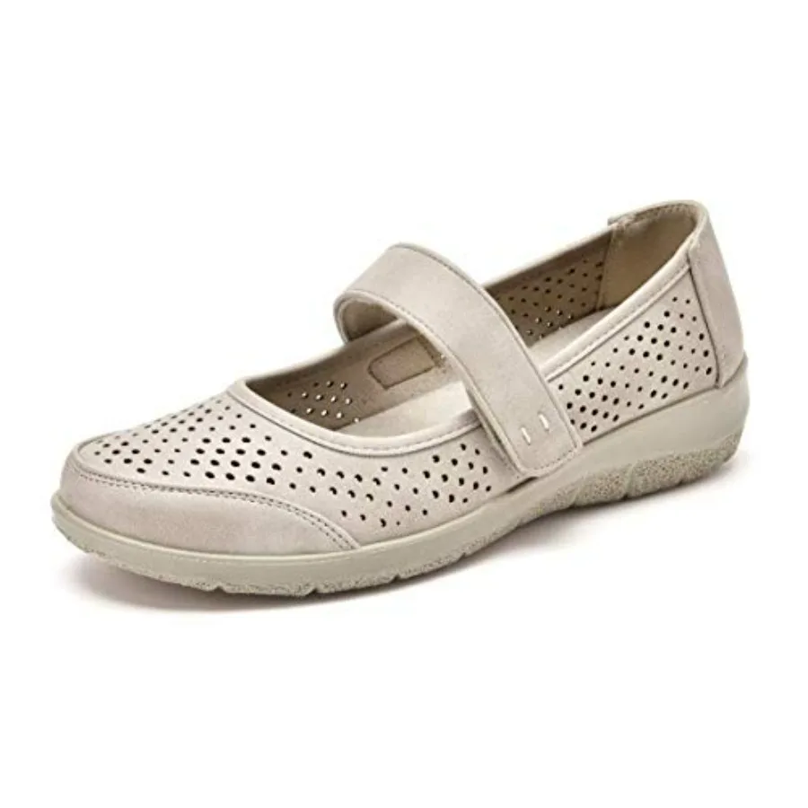 

Mary Jane Flats Orthopedic Shoes Women's, Breathable Slip-On Light Weight Comfort Orthotic Casual Walking Shoes