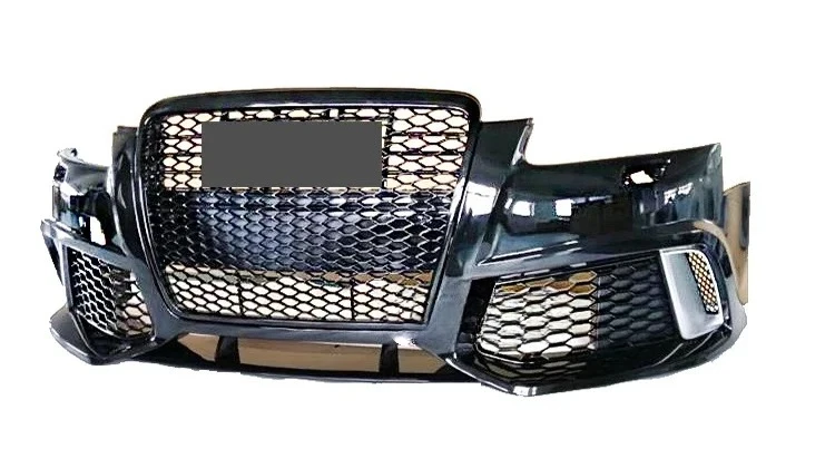 Front Bumper Assy Racing Style RS6 PP Material Body Kit For Audi A6 Car Bumper 2004-2007 2008 2009 2010 2011 2012