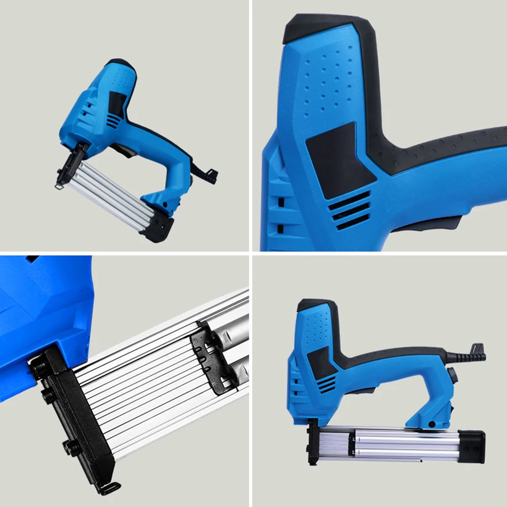 2 in 1 Universal Electric Nail Gun Shooting Nail Gun Straight Nail Gun U-shaped Nail Gun Horse Nail Gun Woodworking