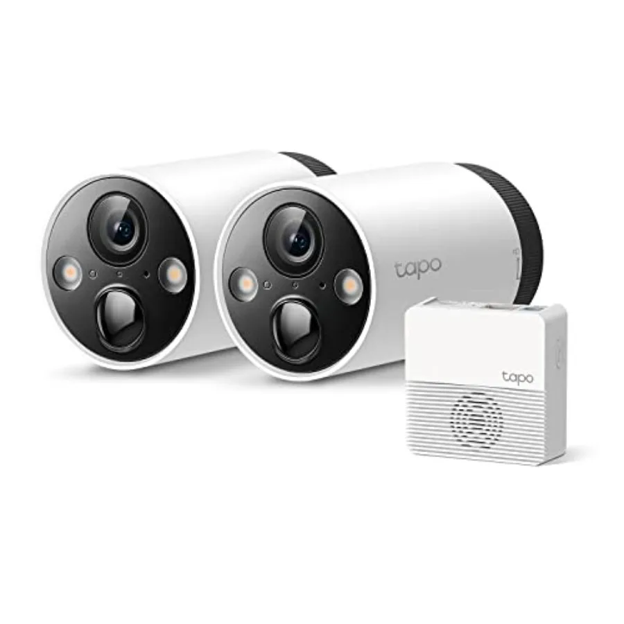 

Outdoor wireless security camera system with 2K QHD resolution, starlight sensor for color night vision, motion/person/pet/vehi