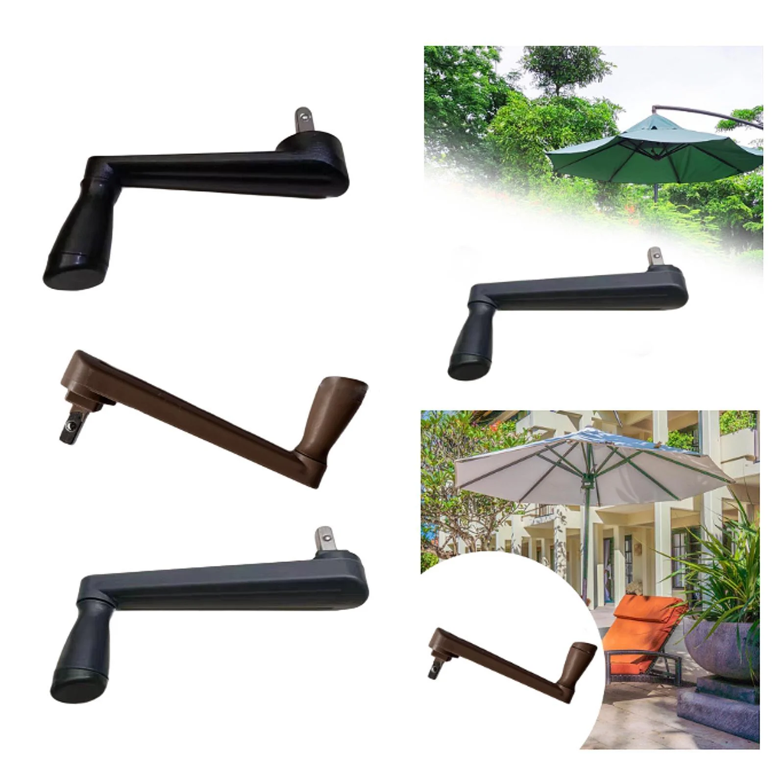 Outdoor Parasol Accessories Umbrella Crank Handle Banana Umbrella Roman Umbrella Special Accessories Umbrella Plate Armrest Hand