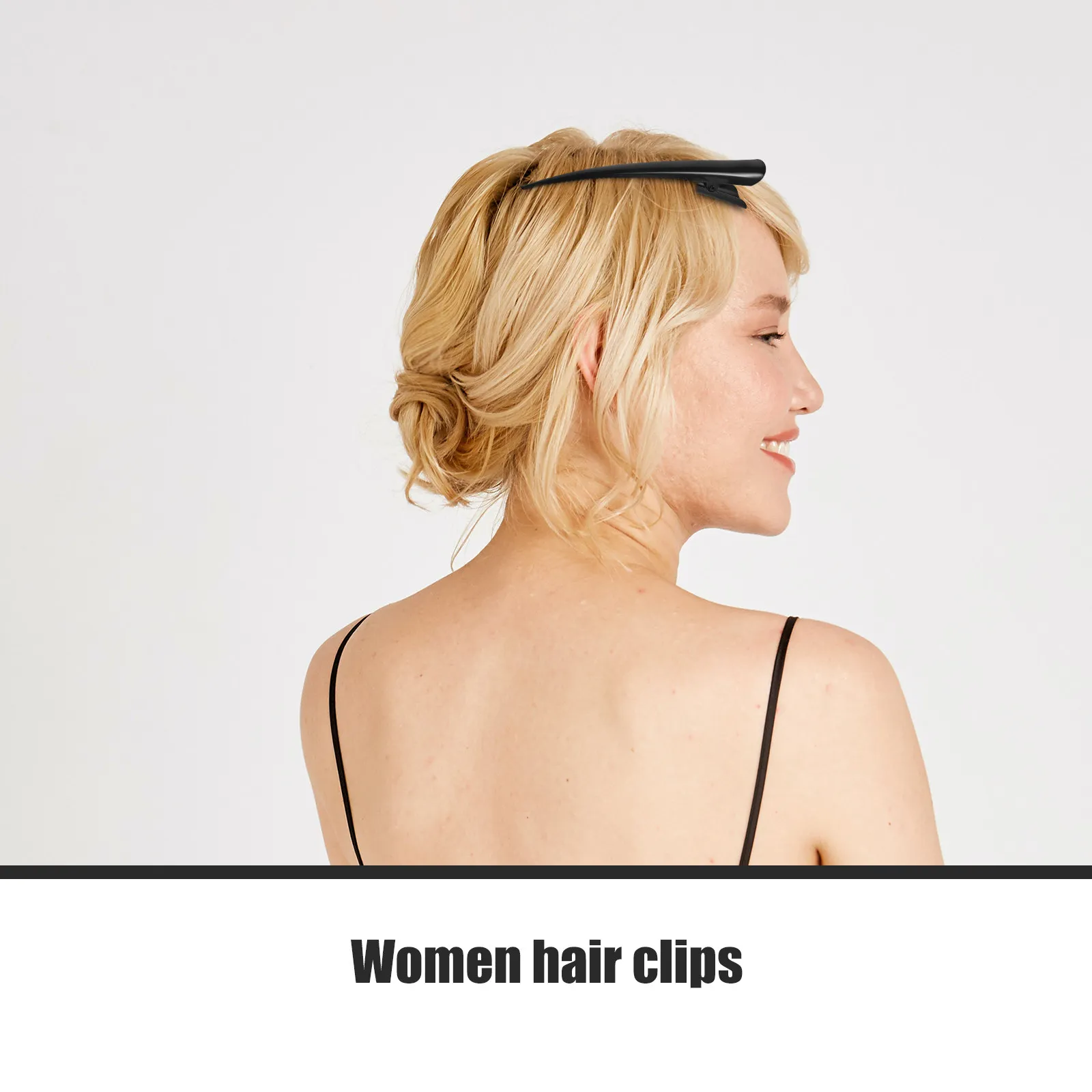 

3Pcs Duckbill Hair Clips Hair Snap Clips for Women Barber Salon Bathroom Use Comfortable Teeth Closure No Slip Curl Hold