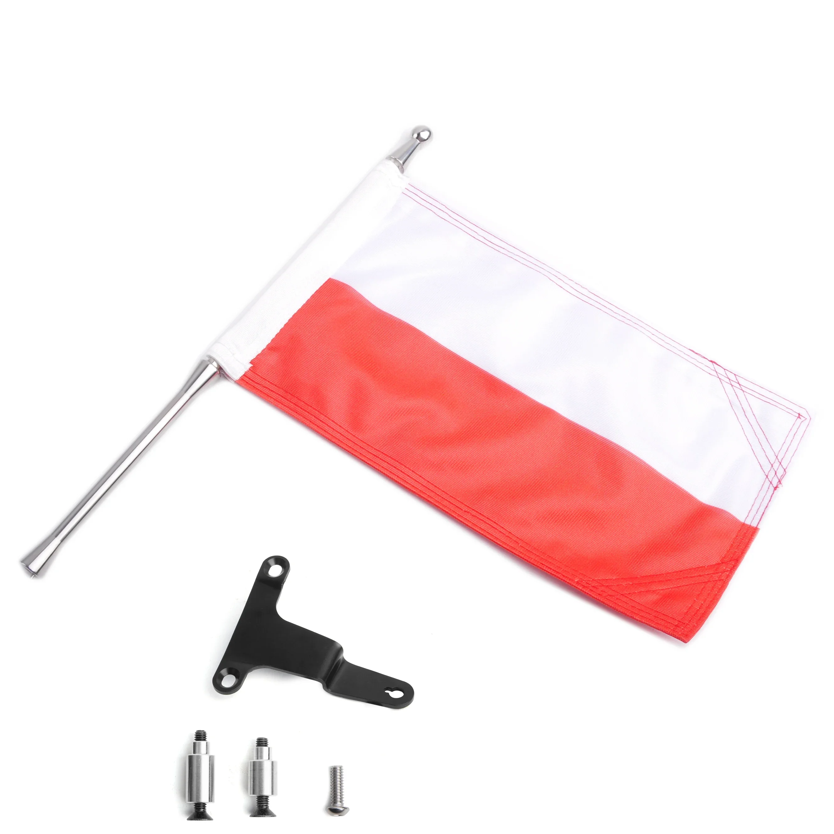 Panical For Honda Gold Wing GL1800 Flagpole Poland 2018-2024 Flagpole Kit Trunk Bracket Flagpole Motorcycle Passenger Luggage