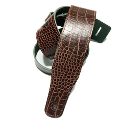 2023 High-End Leather Guitar Strap, Brown Strap, Performance Strap, Musical Instrument Accessories, Foreign Trade, New,