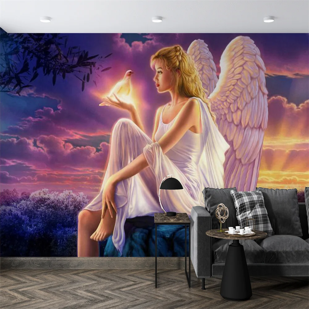 

Milofi Sky Angel Dove Background Wallpaper Mural