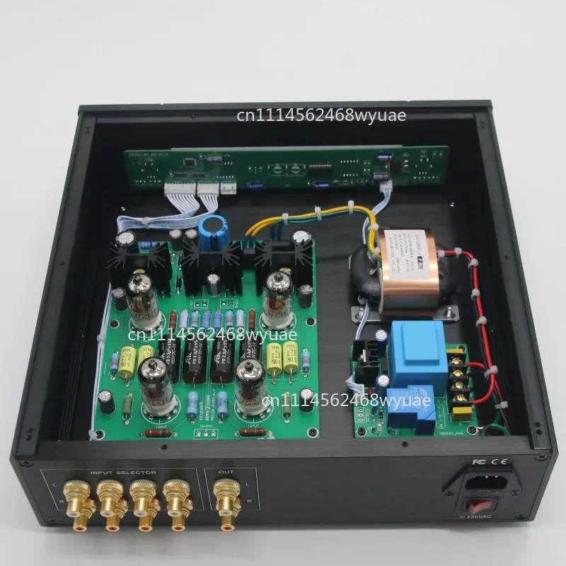 STR12A Reference SLP90 Circuit 12AU7/ECC82 Vacuum Tube Preamplifier HiFi Stereo Remote Control Audio Pre-Amp