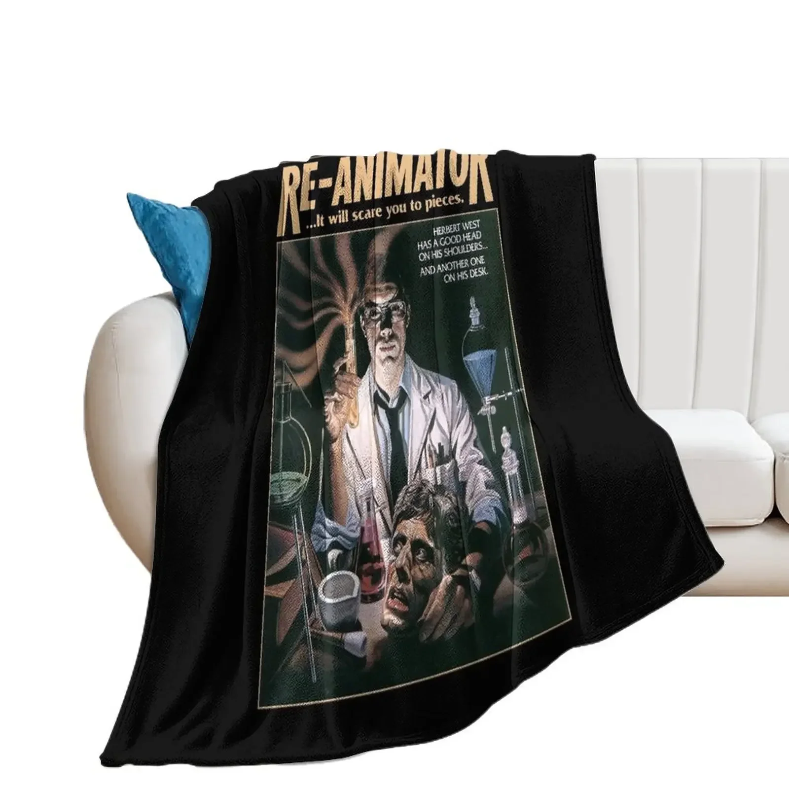 

Re-Animator Throw Blanket Heavy halloween Blankets