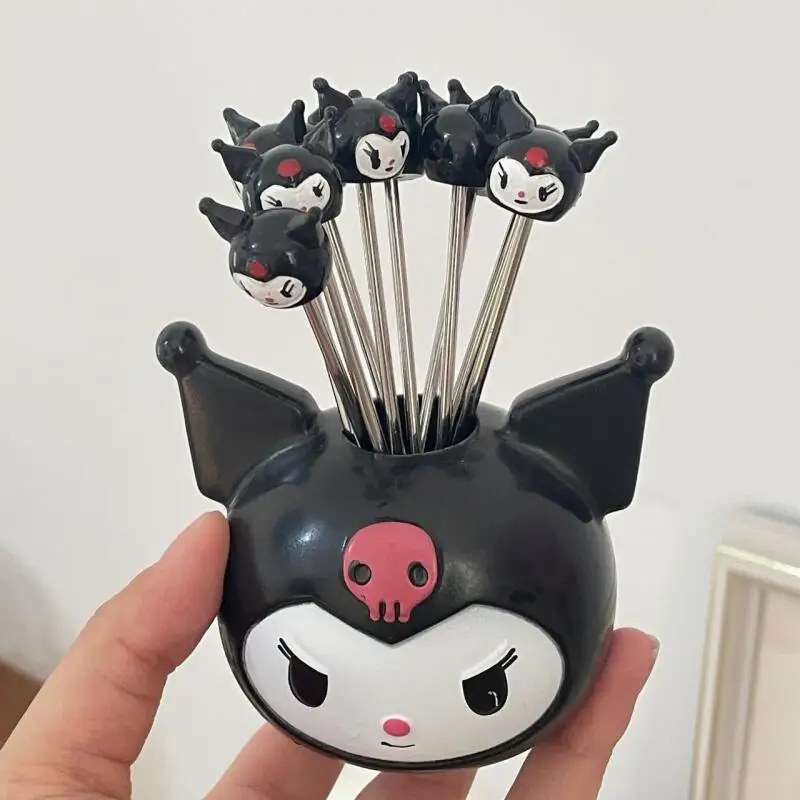 سانريوس كورومي علامة الفاكهة لطيف الكرتون المحمولة جديد الإبداعية علامة سلطة Kawaii أنيمي رائجة البيع المنزلية نمط الديكور الفتيات