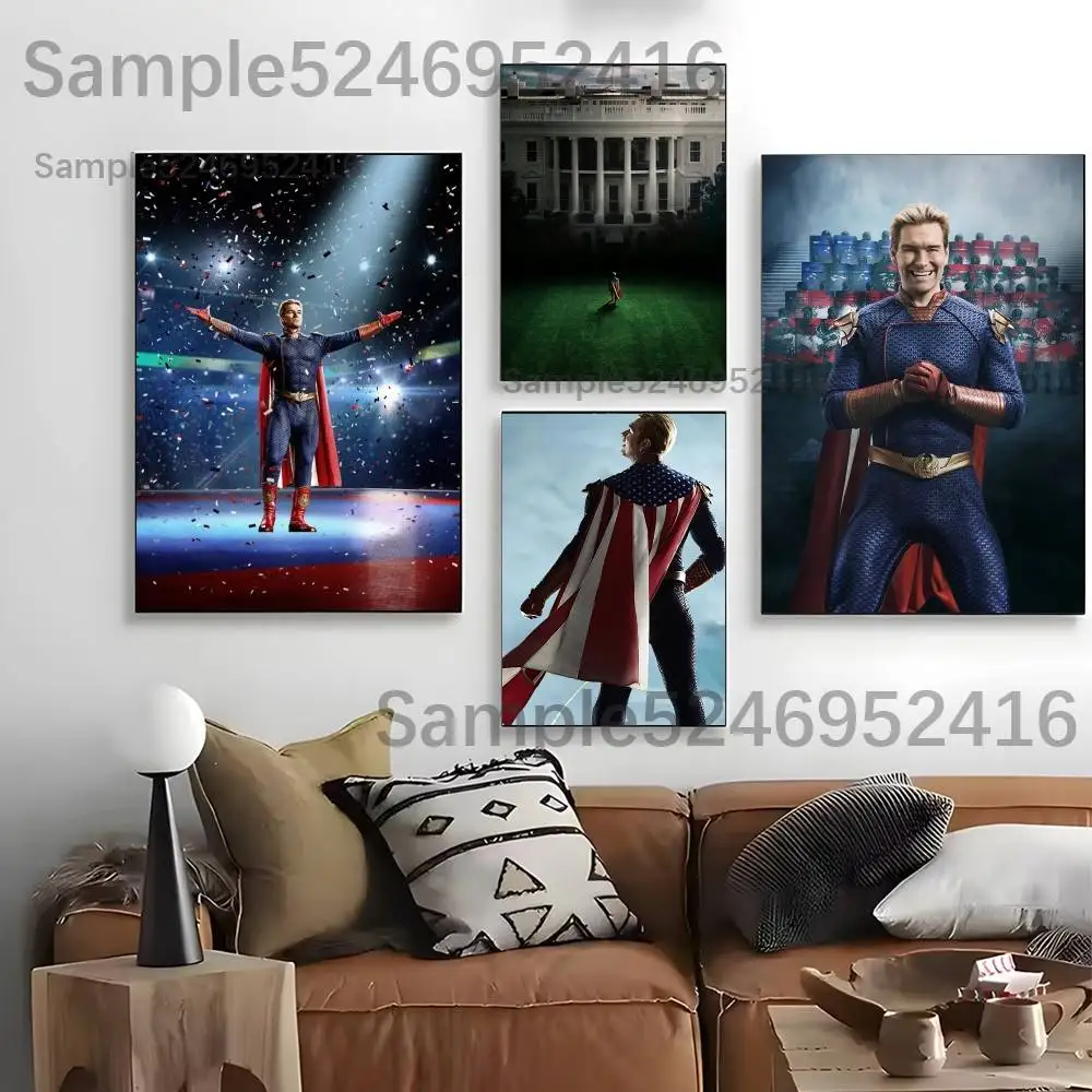 H-Homelander The B-Boys Poster For Wall Prints for Living Room Bedroom Office Home Decoration Gift