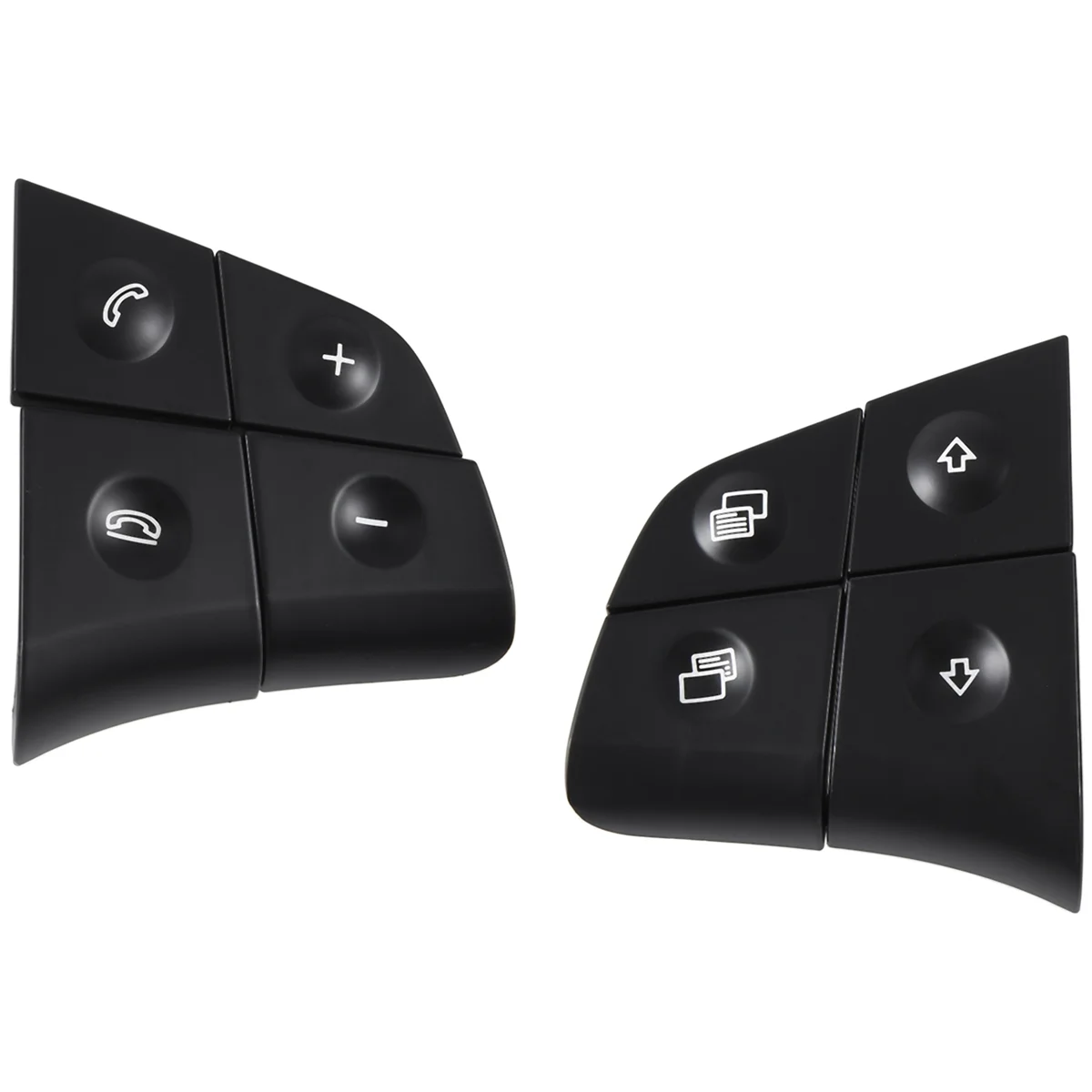 Black 4 Keys Steering Wheel Button Multi-Function Switch Button