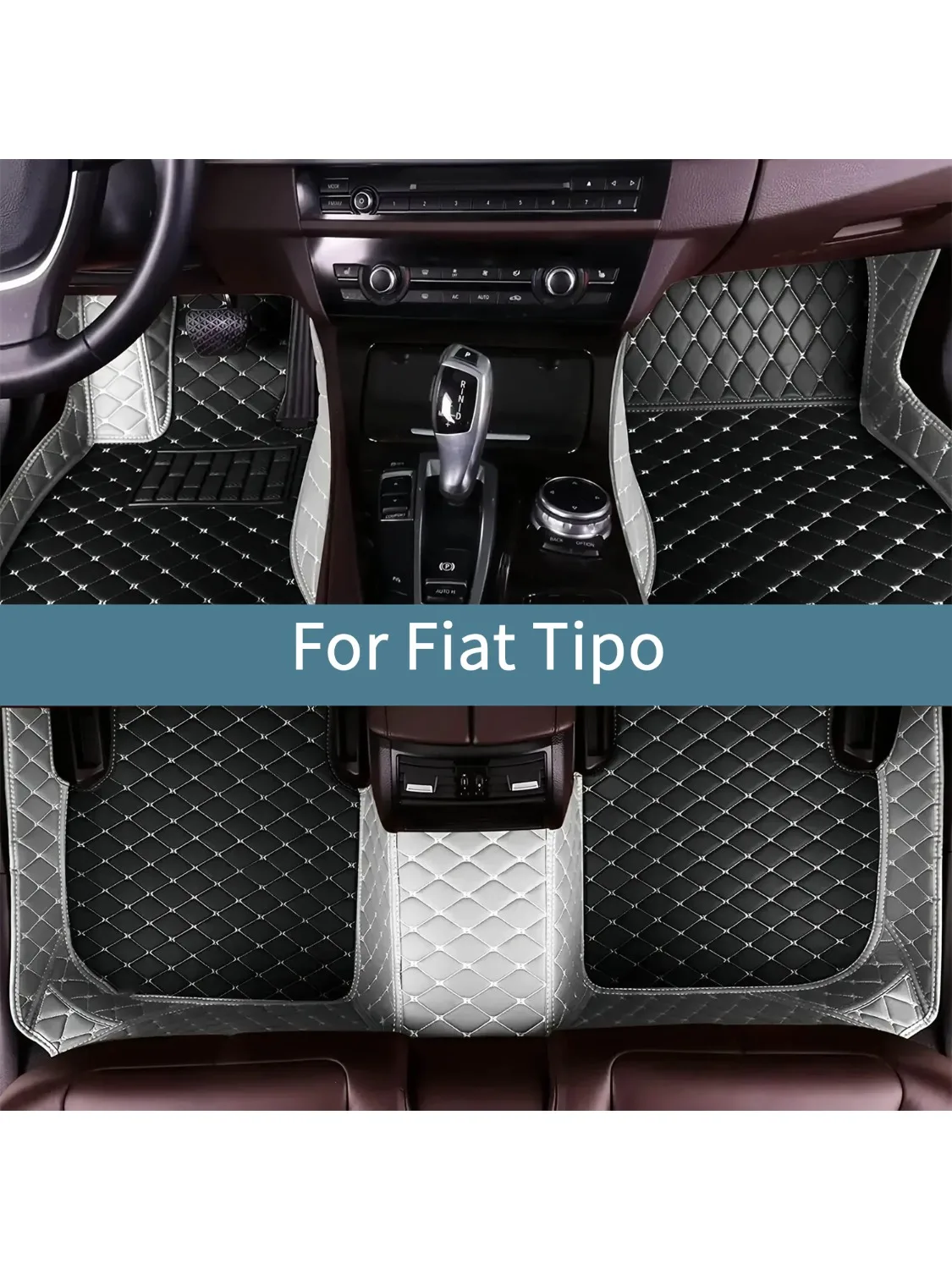 Tapis de sol de voiture pour Fiat Tipo 2017 2018 2019 2020 2021 2022, ensemble complet de tapis de sol imperméables pour accessoires de voiture
