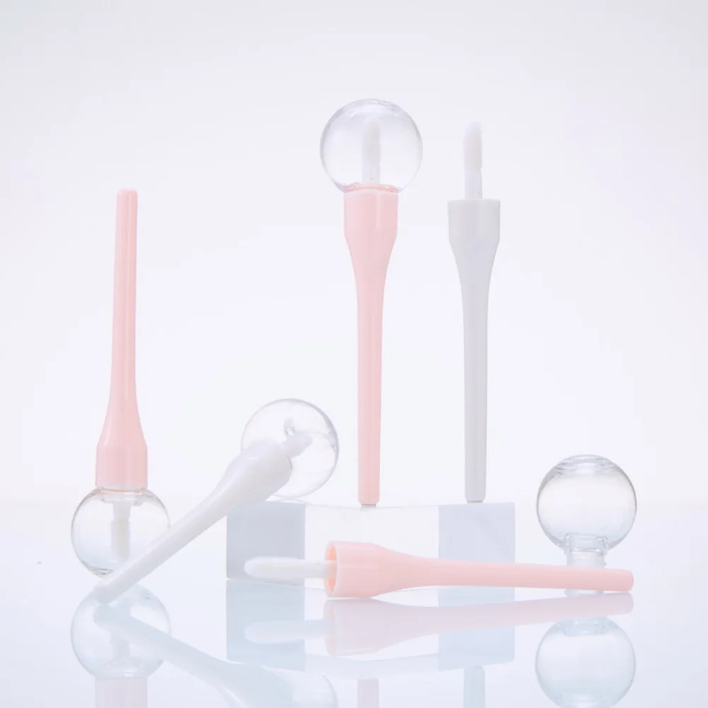 

25pcs Lollipop Tubes Empty 6ml Tube Gloss Lip Balm Tubes Empty Bulk White DIY Containers for Lip Balm Lipstick Storage Bulk