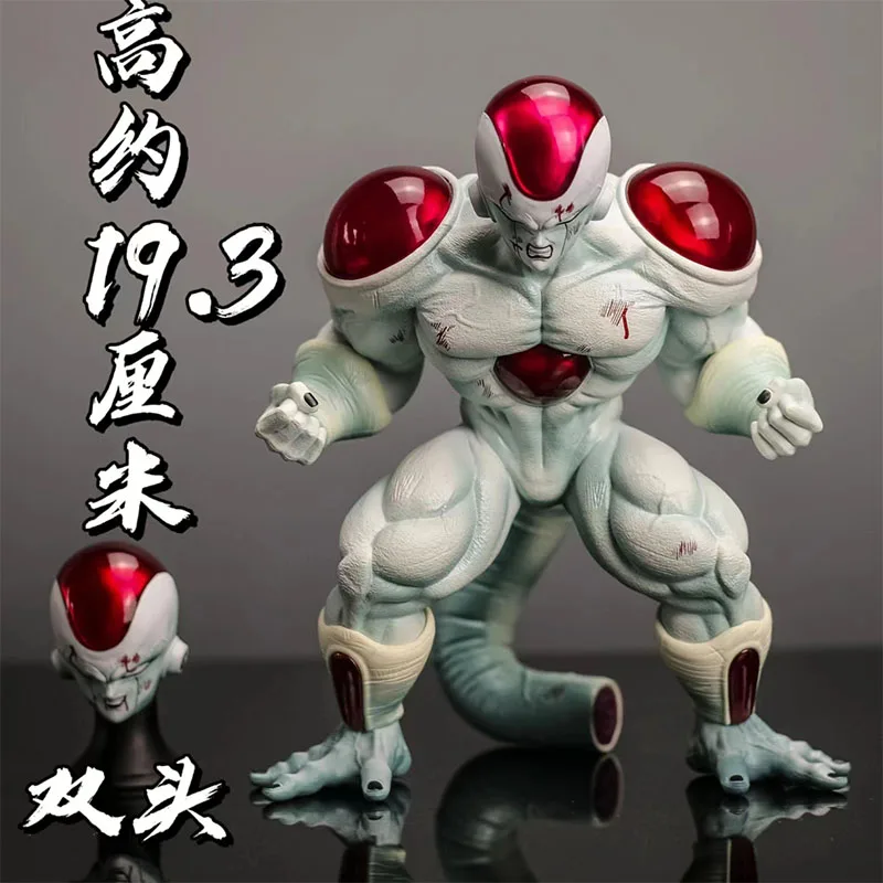 

19.3cm Dragon Ball LZ Full Power Vf Frieza Final Form Docked Tail Double Head Villain Anime Figures Model Ornaments Toys Gifts