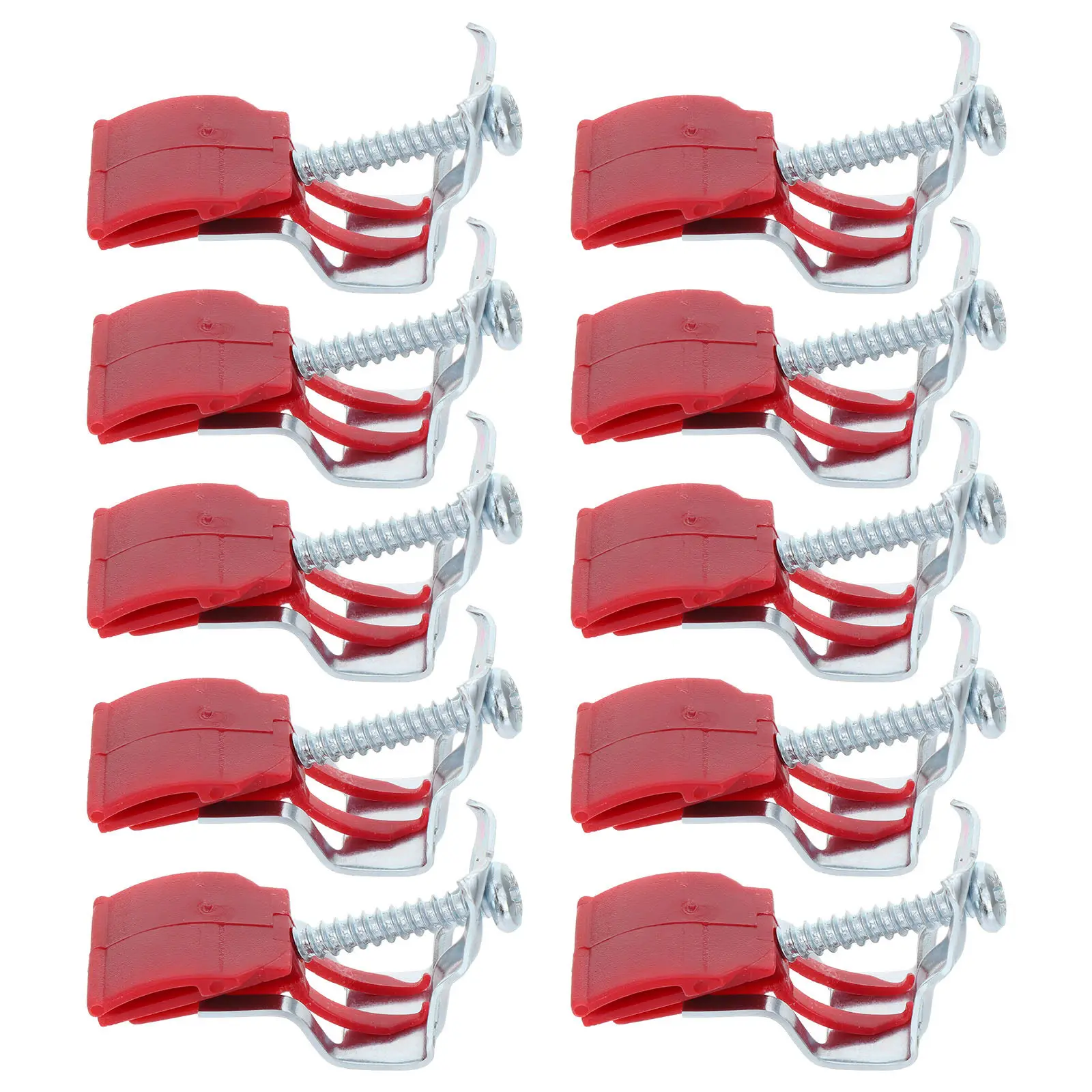 10Pcs Kitchen Sink Mounting Clips High Quality Plastic Manganese Steel Corrosion Resistant Wear Resistant Bow Mounting Clips