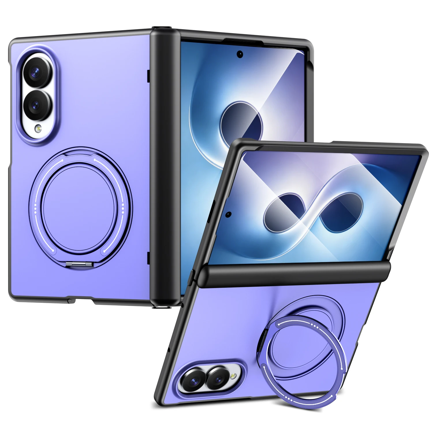 360 °   Magnetische Halterung Hülle für Samsung Galaxy Fold 8 für Magsafe Scharnierschutz Stoßfeste Standhülle Funda
