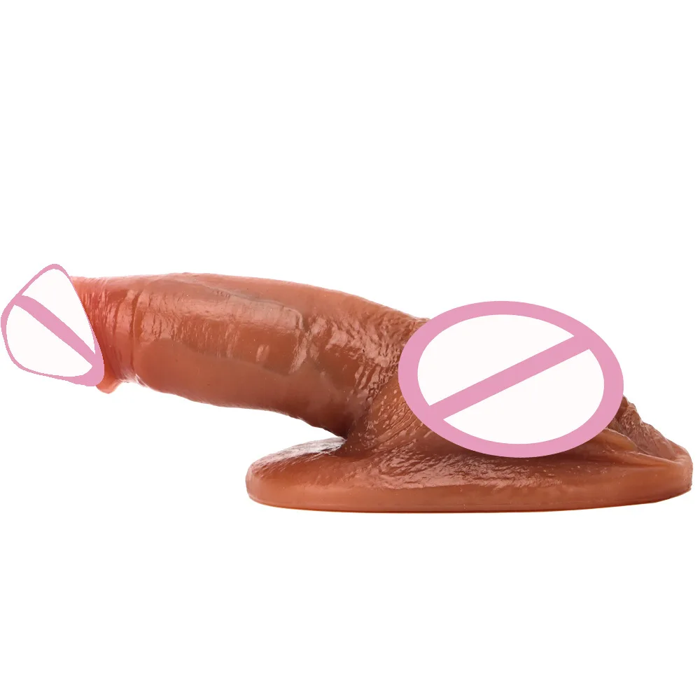 Manual Blue Stretching Liquid Silicone Simulation dildo Female orgasmic Masturbator Fake Penis Sex Products