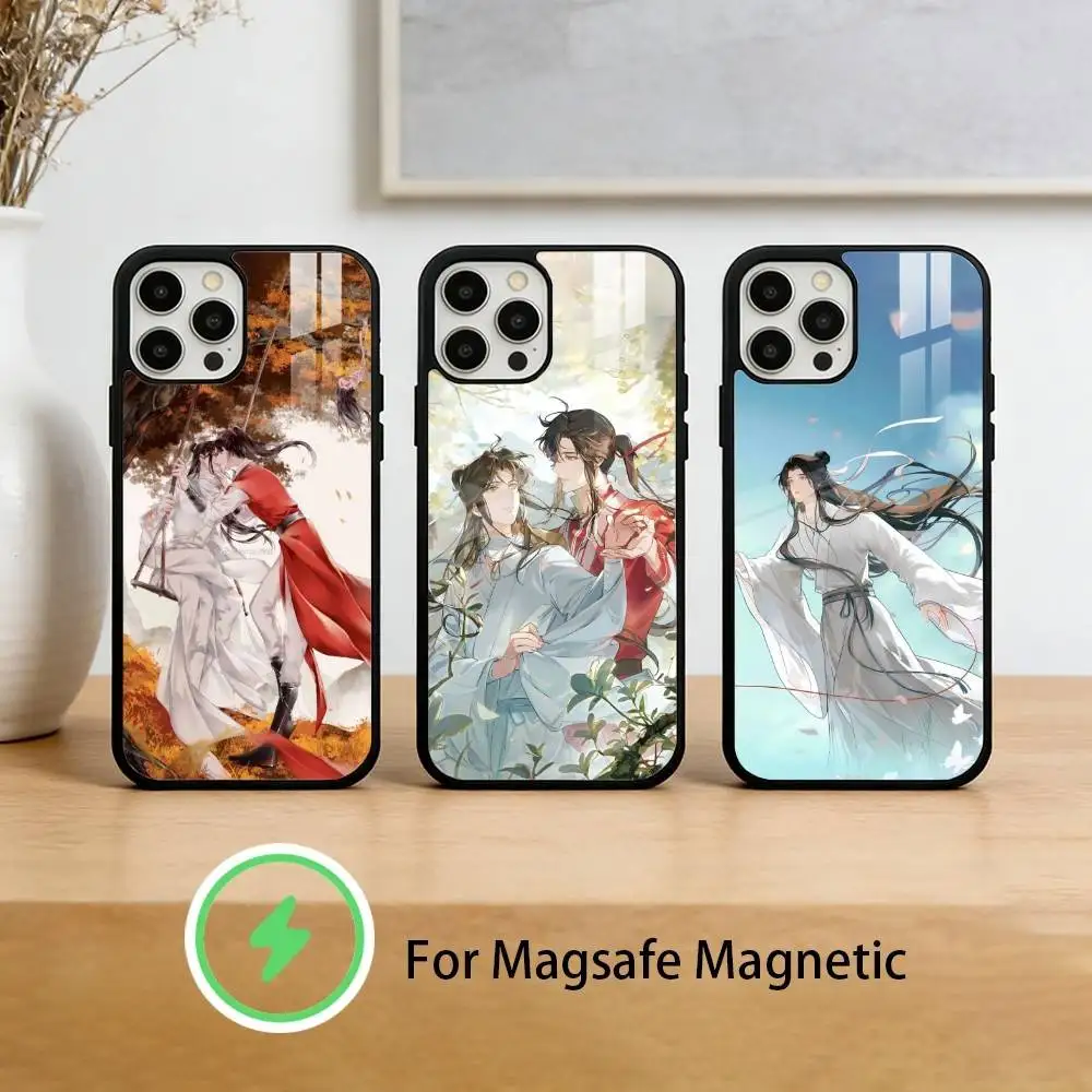 

Fantasy Anime H-Heaven Officials Blessing Phone Case For iPhone 17/16/15/14/13/12/Plus/Pro/Max for Magnetic Wireless Charging