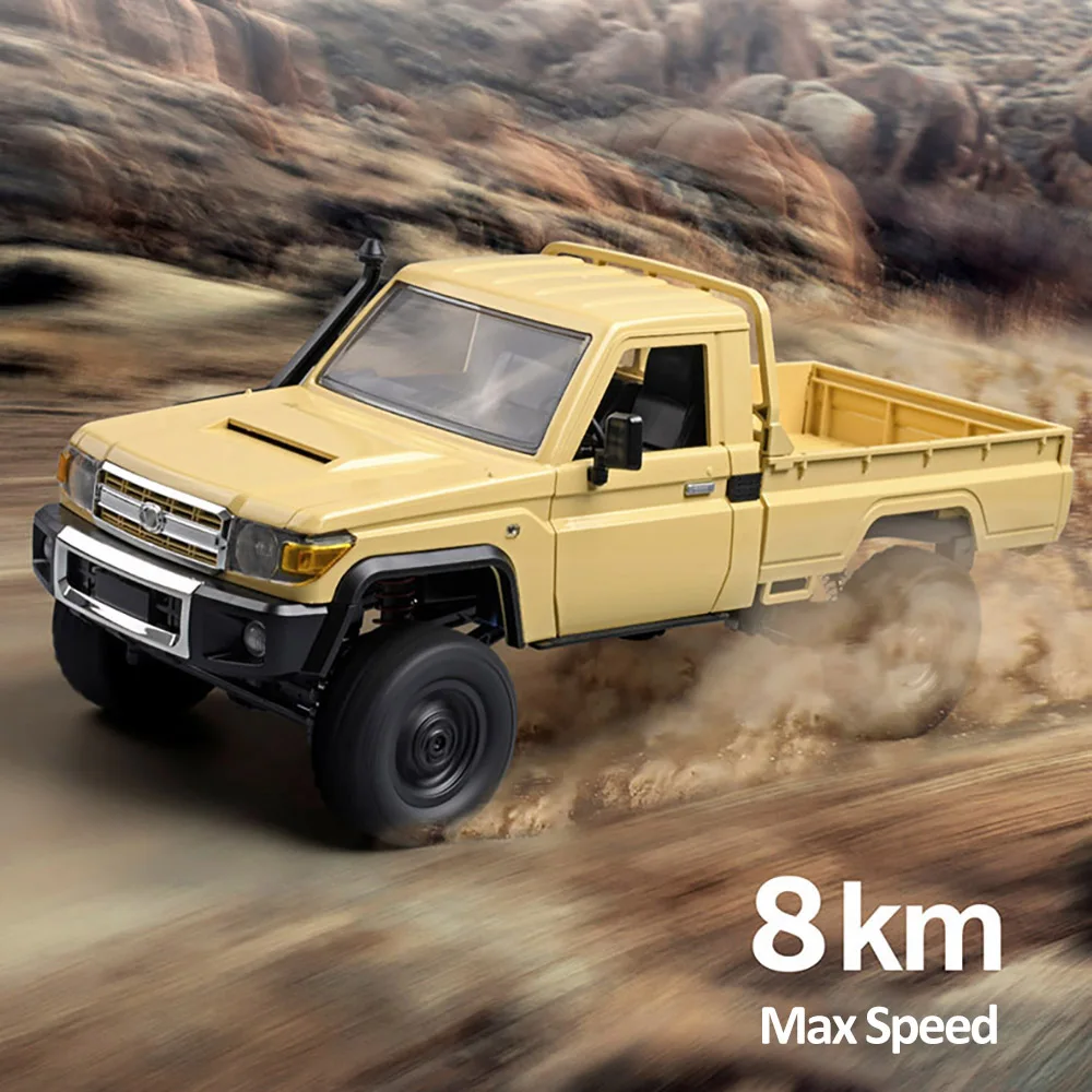 1:12 MN نموذج MN82 RC سيارة 2.4G RTR الإصدار 4WD 280 المحرك النسبي على الطرق الوعرة التحكم عن بعد الزاحف لعب للأولاد الهدايا