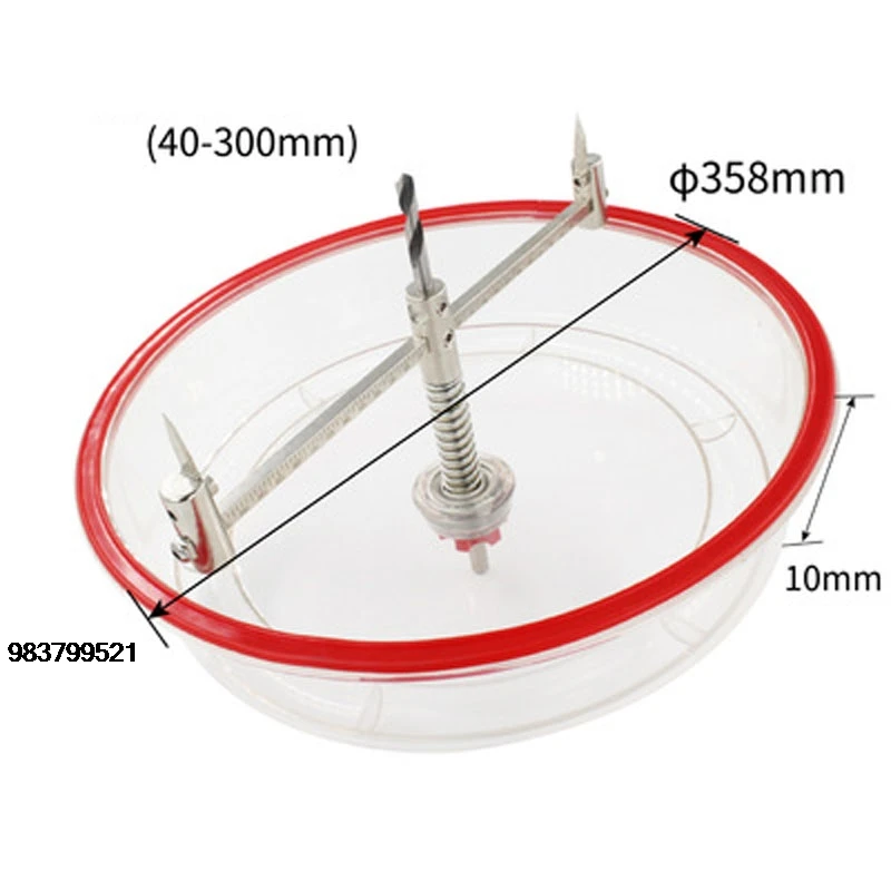 

Good Price NEW40-200mm Adjustable Hole Saw Cutter Drill Bit Set Woodworking Double Edged Hole Milling Cutter Kit With ABS