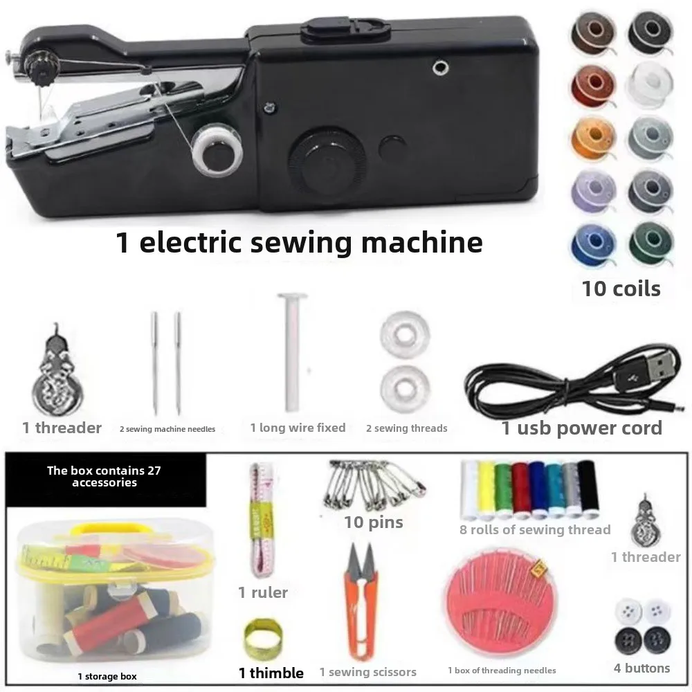 Sewing Machine Small Mini Household Electric Sewing Machine Sewing Machines  Mini Sewing Machine