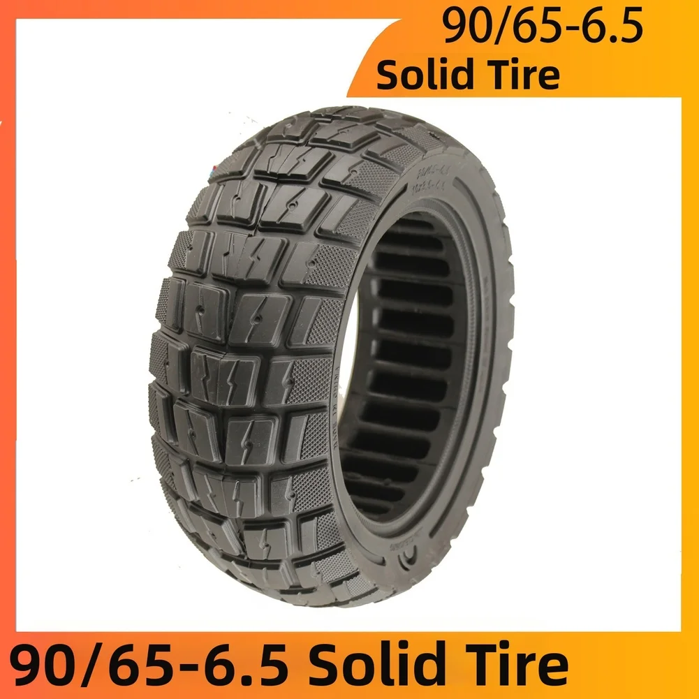 /11 /Inch /Solid Scooter Tire 90/65-6.5 Anti Puncture Non Pneumatic Rubber Wheel With Wide Tread For Electric Scooter Replacemen