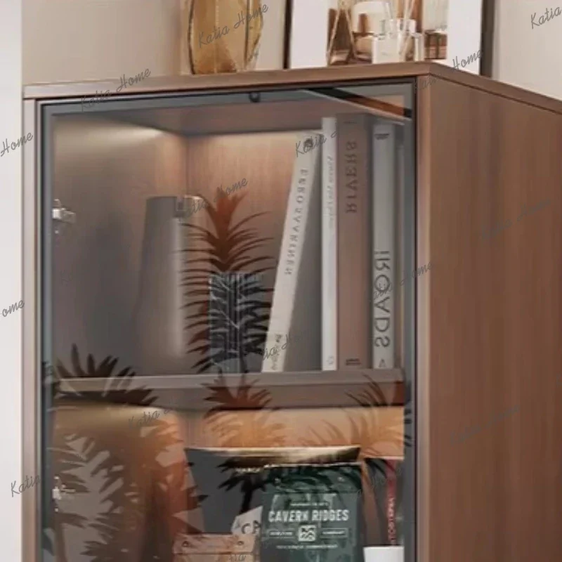 LD Small Apartment Wine Cabinet Display Storage Aesthetic Shelf Wine Cabinet Creative Popular Bar Furniture