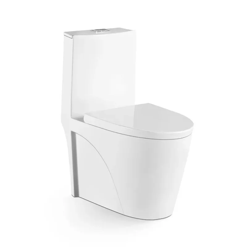 New Design 2020 High Quality Floor Mounted White Siphonic Toilet Bowl Wc White Ceramic One Piece Toilet Closestool