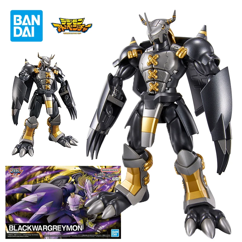 

Bandai Original Figure-rise Standard Digimon Adventure Blackwargreymon Tv Action Anime Model Kit Assembly Toys for Boys