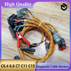 Diagnostic Harness C6.4 6.6 C7 C11 C15 C9 3126B Engine Test Harness for Caterpillar CAT for Excavator Parts