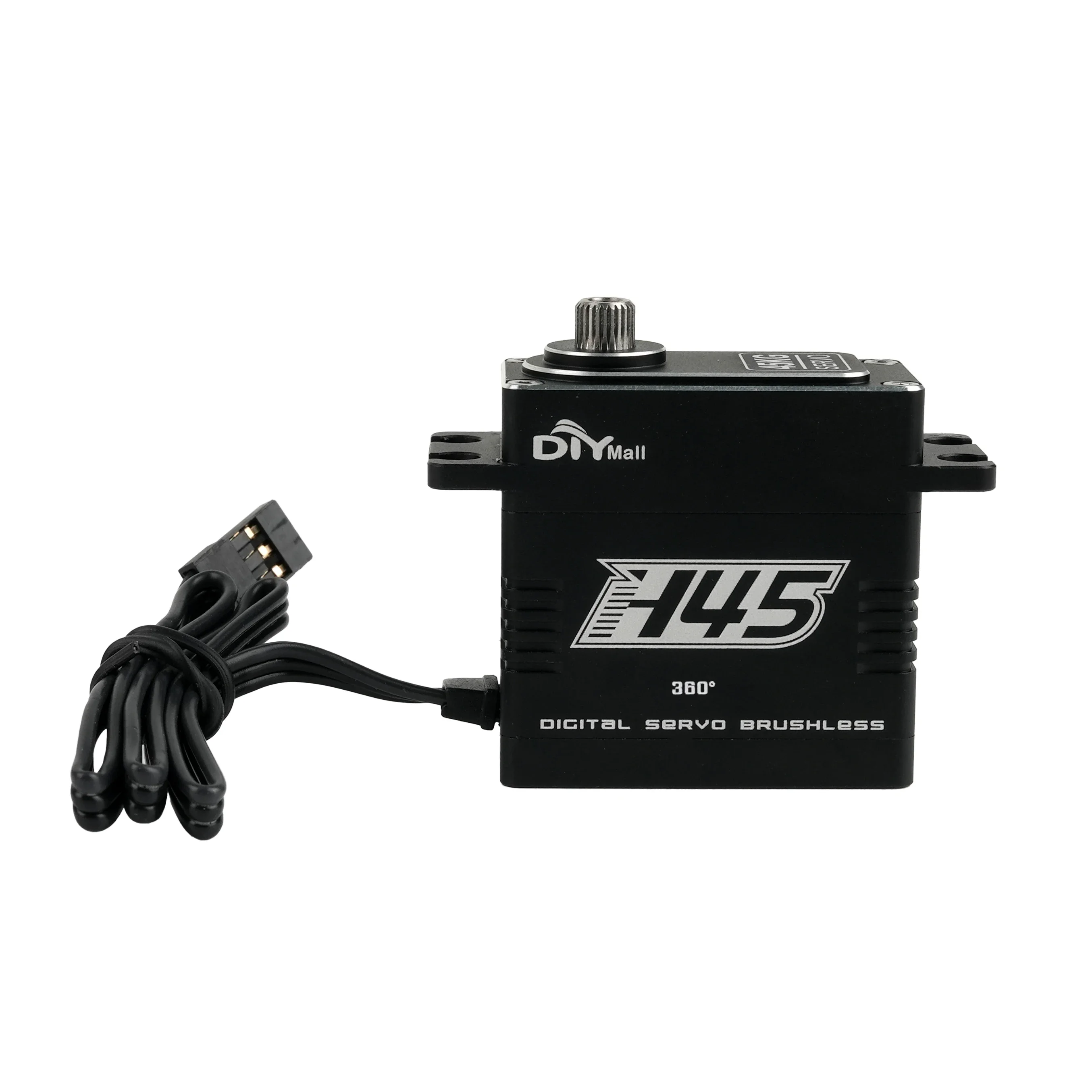 H45 8.4V 45kg.cm 85g 0.09S/60° Brushless Motor Servo Steel Gear All Metal Waterproof IP67 For RC 1/10 1/8 Cars Crawler Airplane