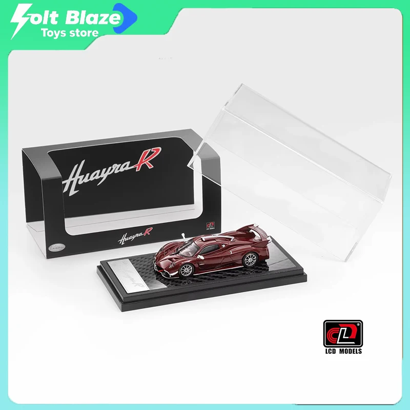 

LCD 1/64 Scale Pagani Huayra R Red Carbon Diecast Car Model Simulation Collection Cars Model Car Toys for Boy Birthday Gifts