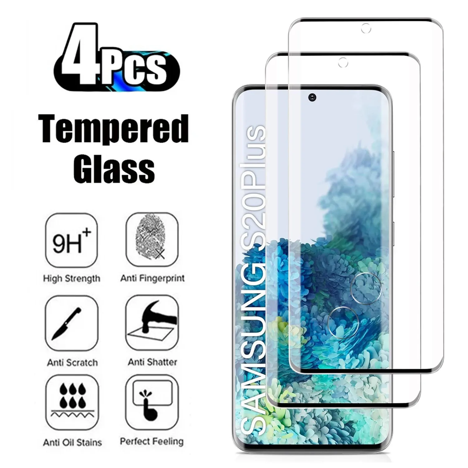 Gehard Glas Voor Samsung Galaxy S20 Plus 5G Screenprotector Glas