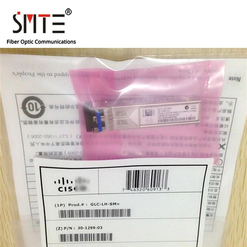 Original GLC-LH-SM= 1000BASE-LX/LH SFP GLC-LH-SMD 1.25G 1310nm 10km Single-Mode DOM Optical Transceiver module