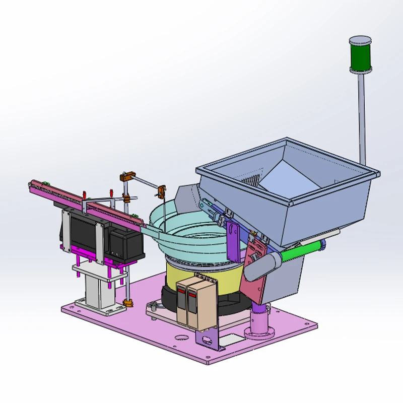 Factory Directly Manufacture PU Coating Rotating Customized Bowl Vibratory Feeder