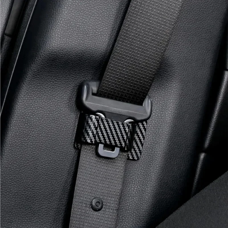 

1/2Pcs Car Seat Belt Stopper Silicone Anti-Slip Seat Belt Clip Universal Car Safety Belt Fastener Adjuster Spacer Accessories