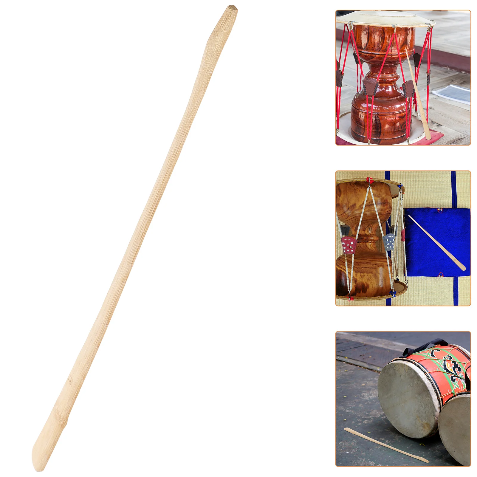 

Long Drum Mallets Maple Wood Drumsticks Percussion Instrument Accessories Durable Non Slip Grip Musical Instrument Sticks