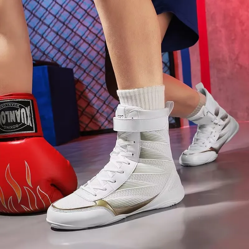 Original Brand Wrestling Shoe Mesh Breathable Boxing Boots Comfortable Fighting Shoes Good Quality Gym Training Shoe For Men