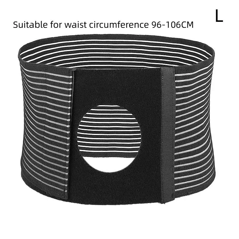 1 Pcs L/M Breathable Ostomy Hernia Belt Stoma Support Wraps Ostomy Belt Unisex Support Belt Abdominal Binder Brace For Men Women