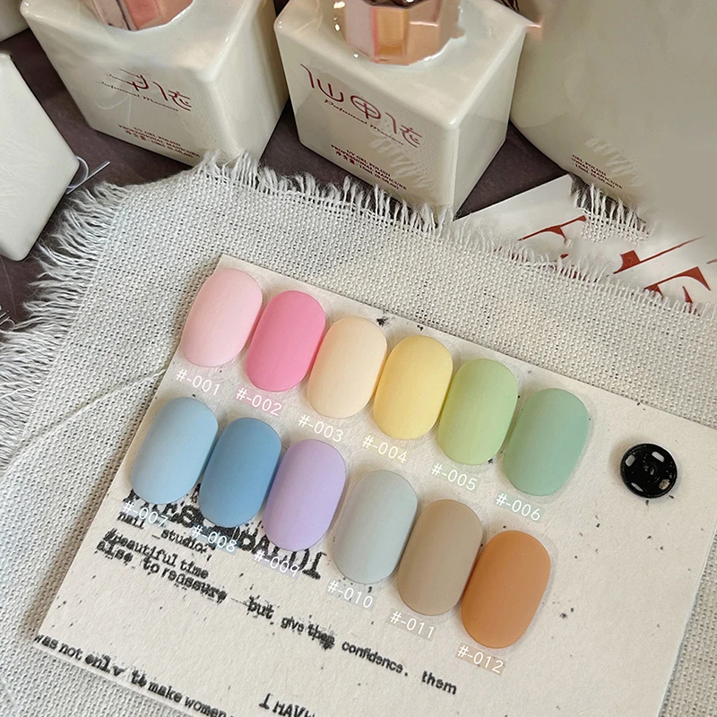 1 個 15 ミリリットルドーパミンジェルネイルポリッシュマカロンキャンディーアイス透明ネイルサロンネイルアートジェルネイル供給