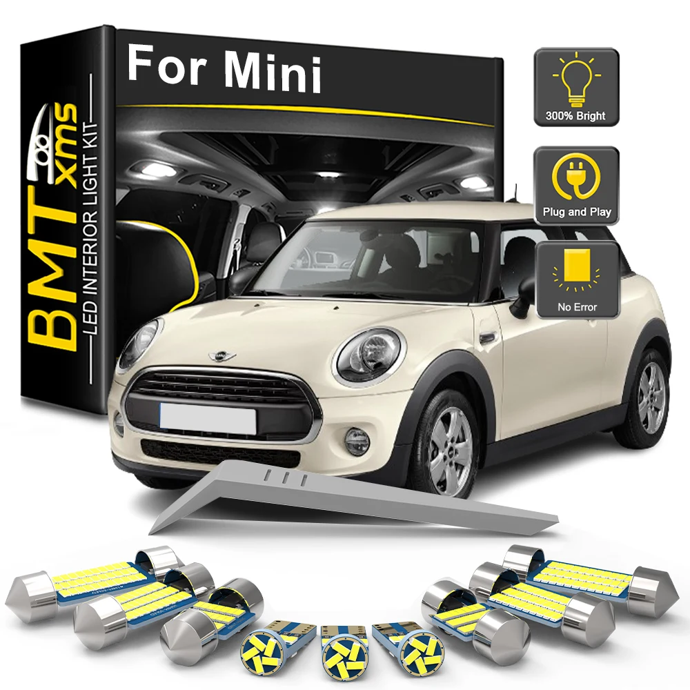 

BMTxms For MINI R50 R52 R53 R55 Clubman R56 R57 R58 R59 R60 Countryman R61 Paceman Car LED Interior Light Bulb Kit Accessories