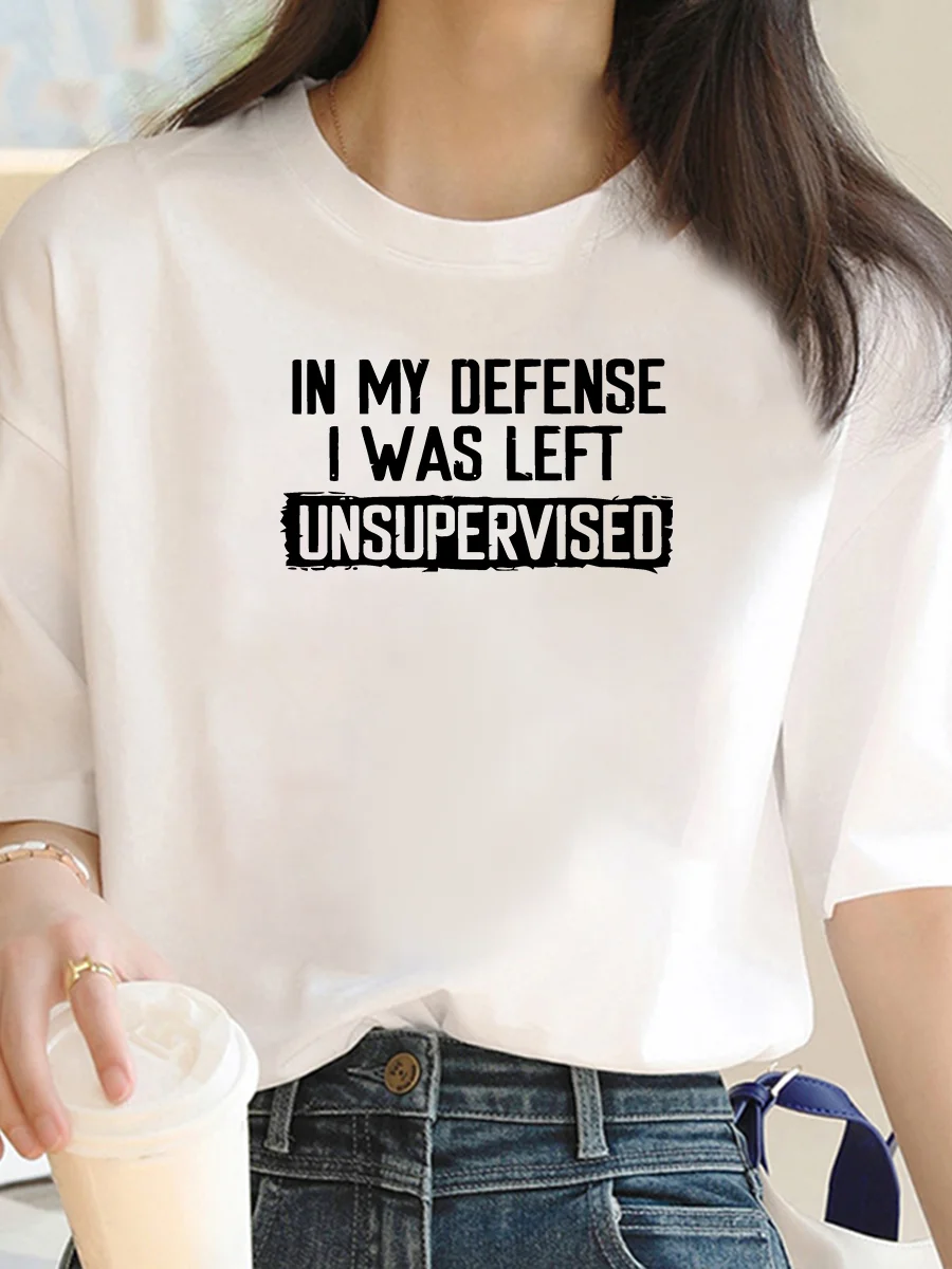 

Summer women's letter printed women's birthday T-shirt short sleeved round neck fashionable versatile T-shirt