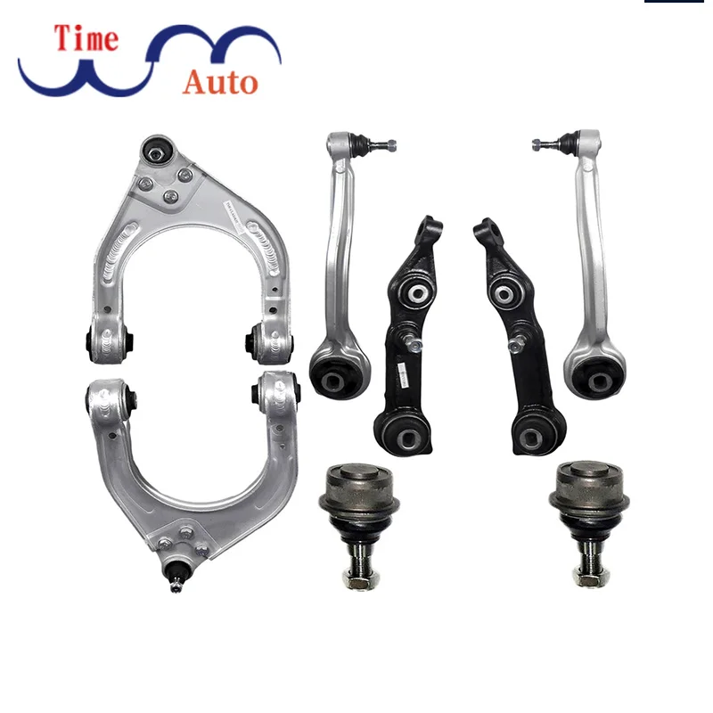 8PCS Front control arm kit For Benz S‑Class Hydraulic R230 AMG SL500 SL600 99-09 A2303301307 A2113304411 A2303300138 A2203330727