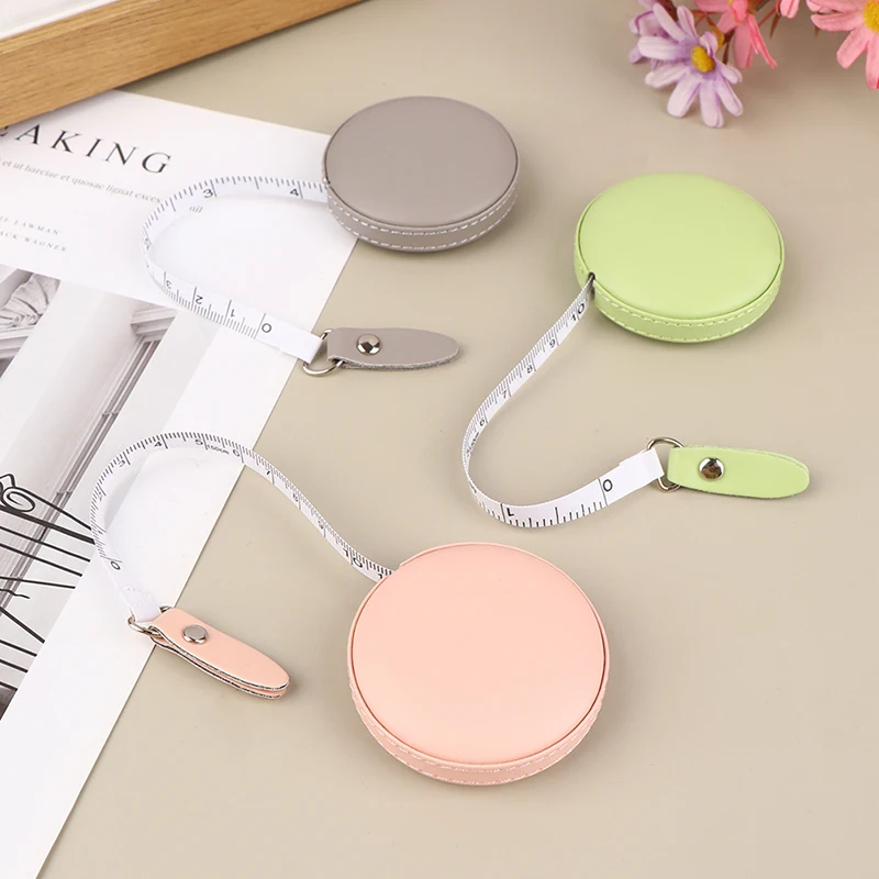 1Pc 1.5M Portable Retractable Vintage Style Mini Tape Nostalgia Measure Ruler Retro Sewing Centimeter Inch Roll Tape