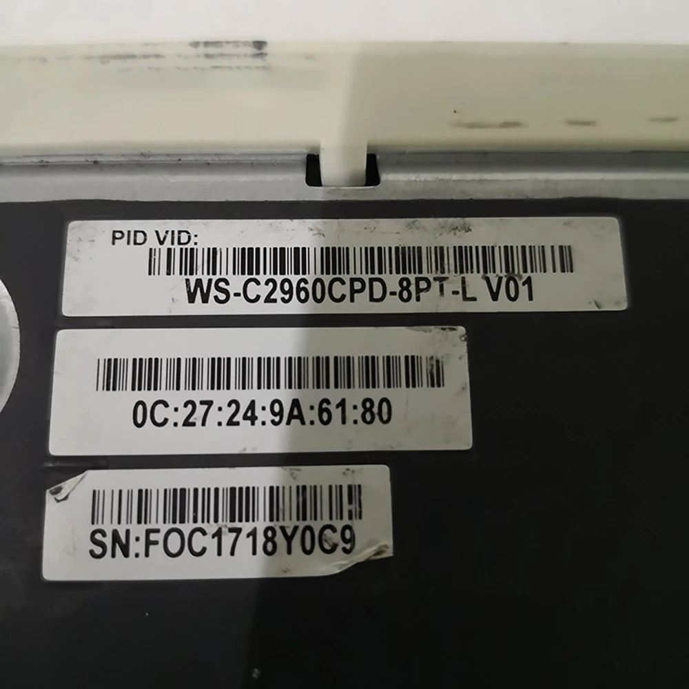 

1 шт. для CISCO WS-C2960CPD-8PT-L 8-портовый 100 Мбит/с POE выключатель питания без модуля питания