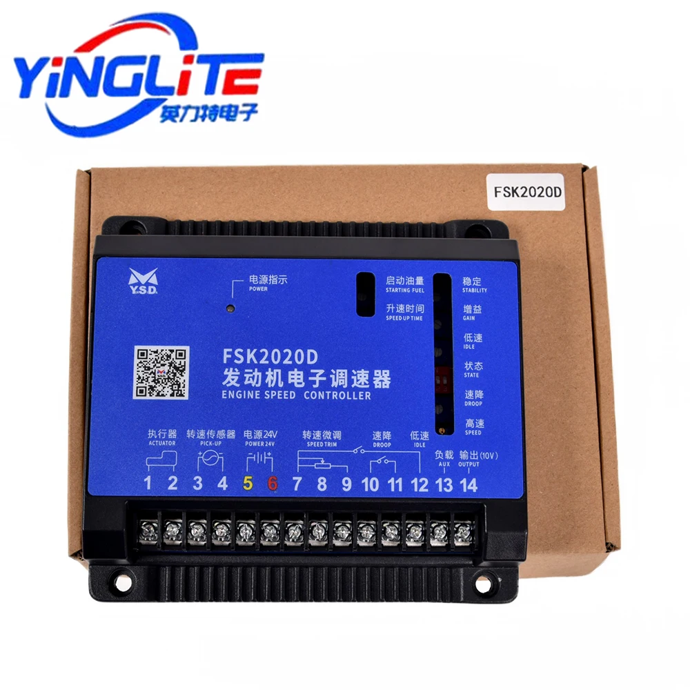 

Yunsida FSK2020D Governor Electronic Speed Controller for Diesel Engines