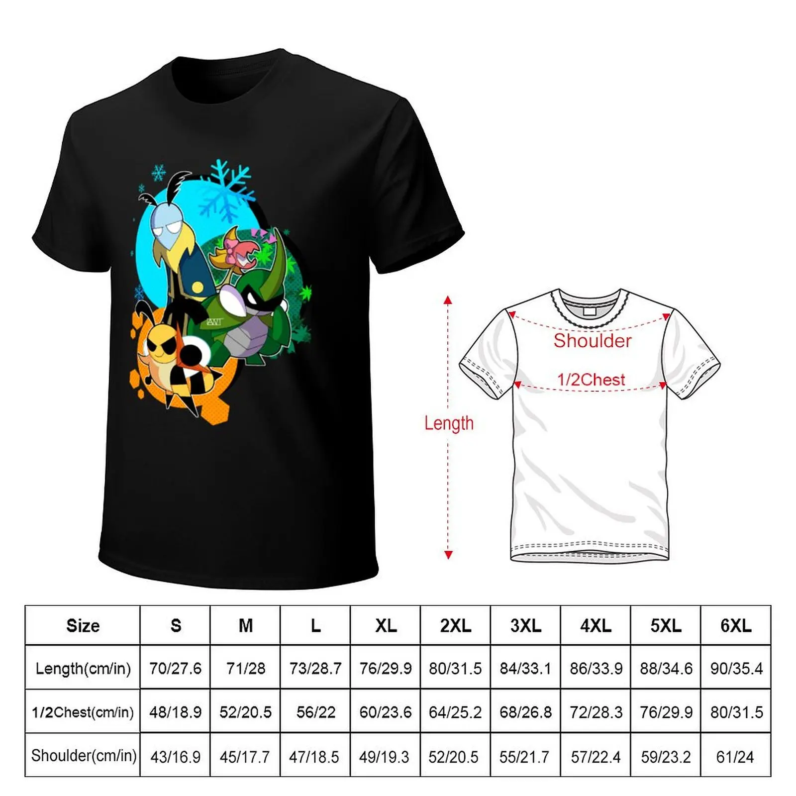 bugs on a fable T-Shirt man t shirts cotton T-Shirt