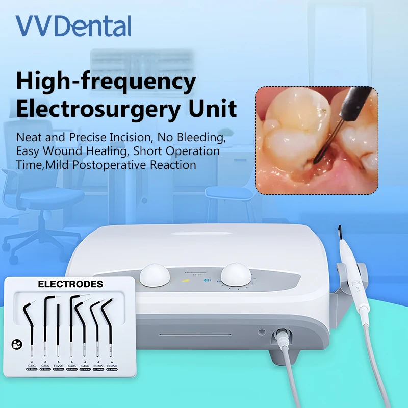 

Dental Electrosurgery Unit With 7 Tips Dental Electricity Knife Surgery Equipment
